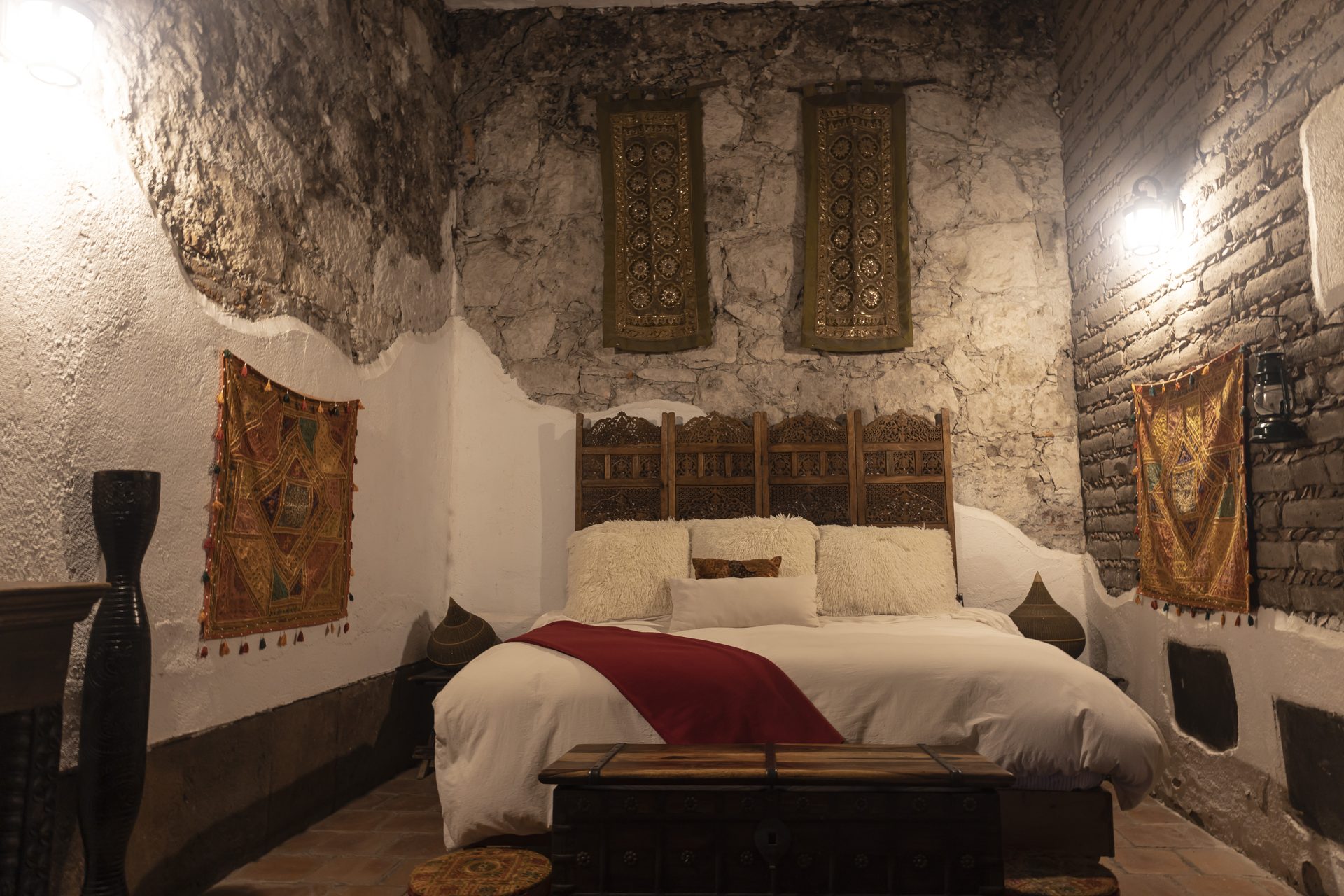 Habitación King Size en Casa Principal de Hacienda Cerro Prieto SLP