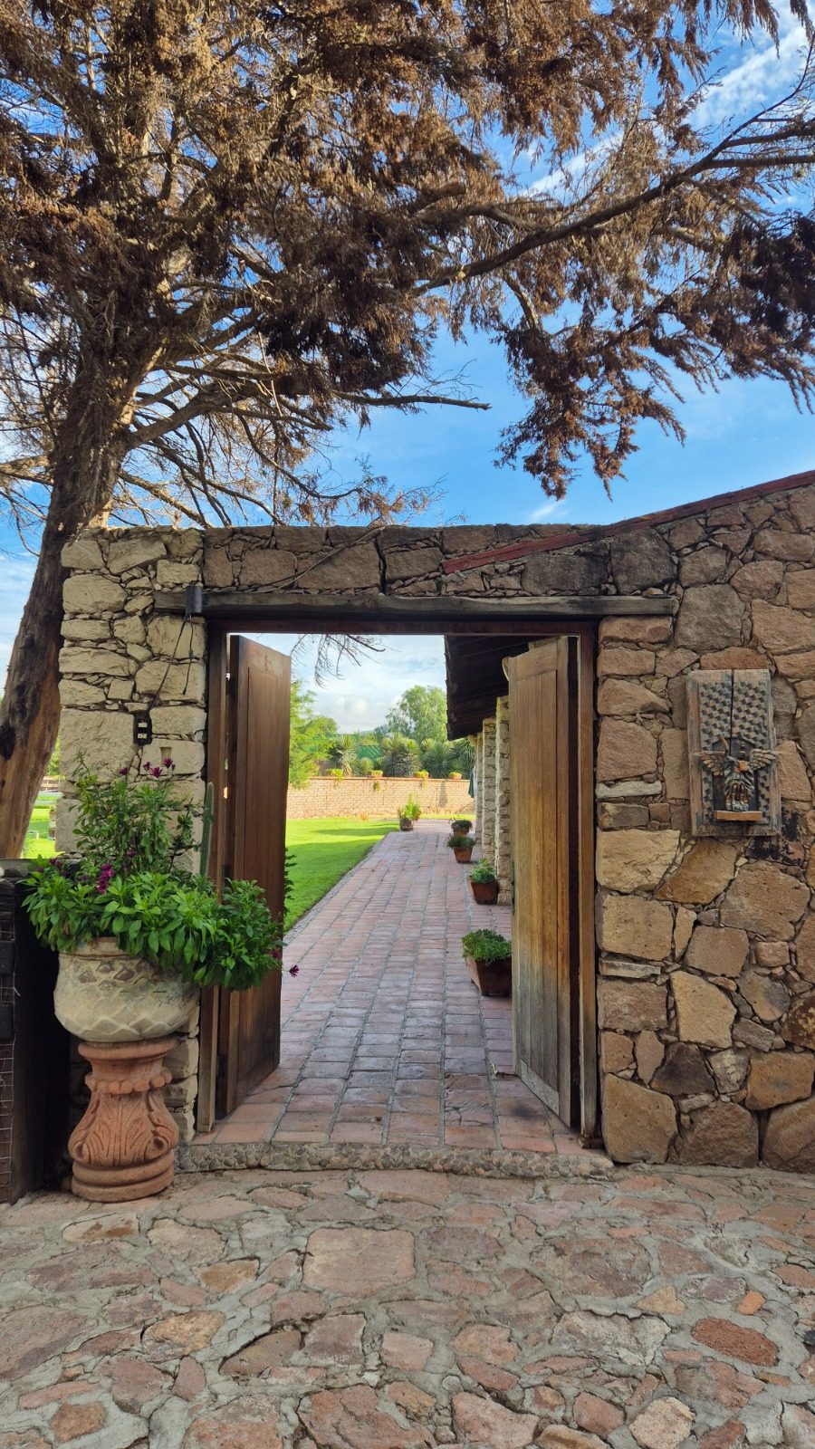 Jardín Principal de Hacienda Cerro Prieto